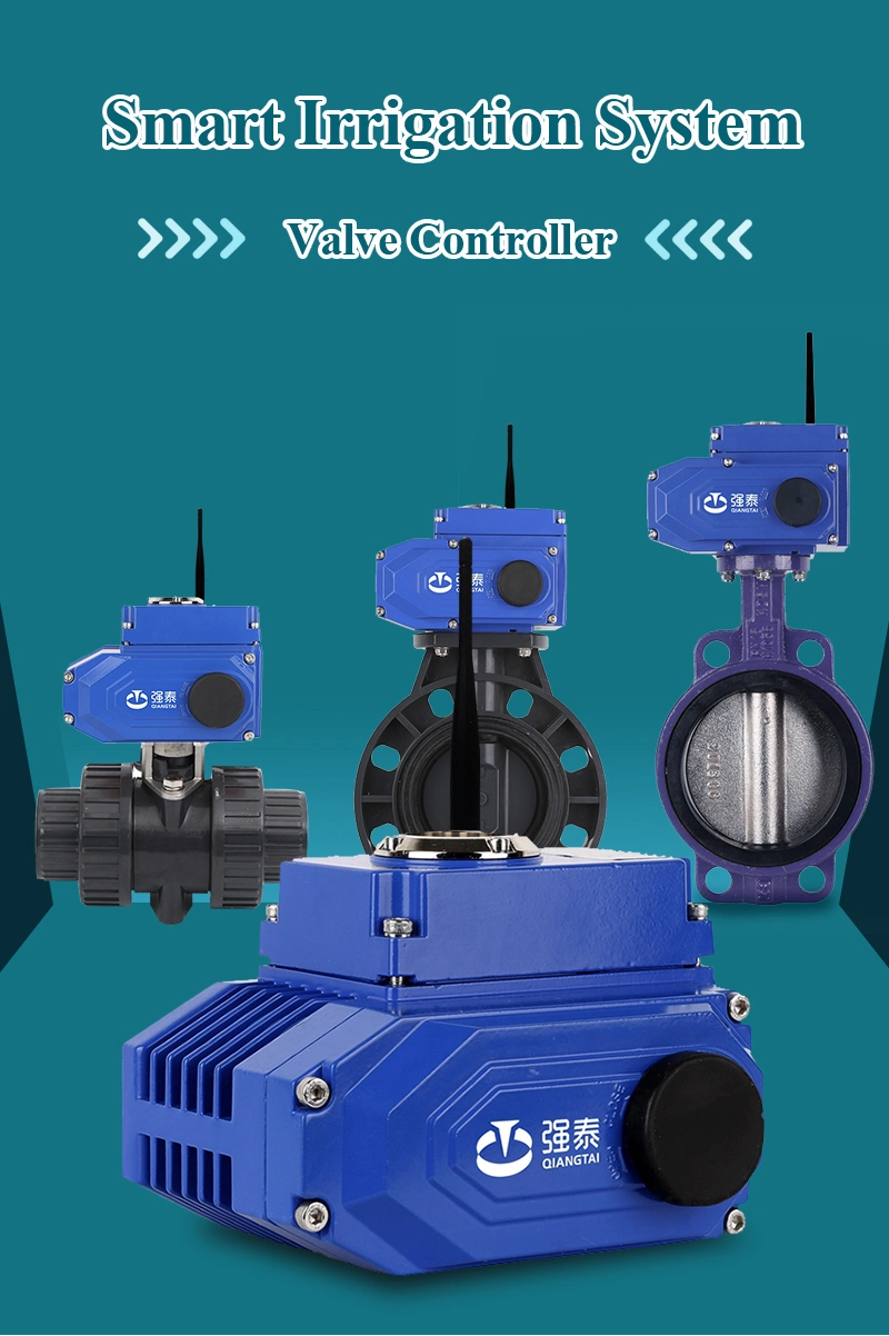 GSM Control DC Motor Auto Operated Valve Actuator