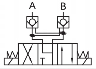 Hydraulic Control Valve Flow Control Derictional 2 Way Valve Electric for Excavators