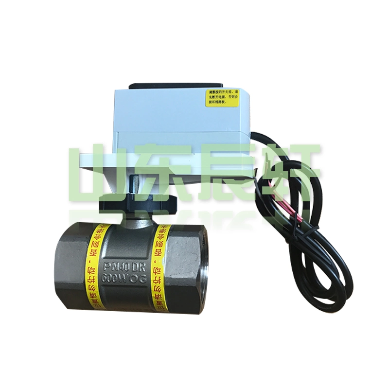China Manufacturer Double True Union Motor Operated Motorized Electric Actuator Ball Valve