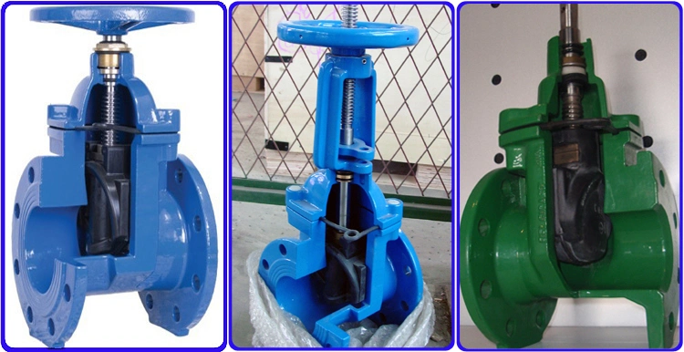 Cast Iron Gate Valves Pn10 Pn16 Pressure with Electric Actuated