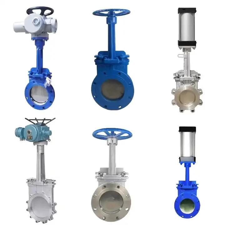 DN300 Motorized Stainless Steel Cast Steel High Temperature Hard Seal Wear-Resistant Plug Valve Electric Knife Gate Valve