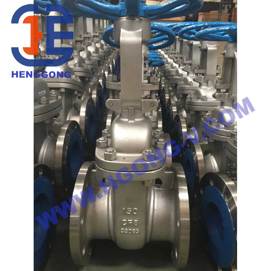 API/GOST Cast Steel Industrial Gas Line Rise Steel 300lb Flange Gate Valve with Electric Actuator for Water Control