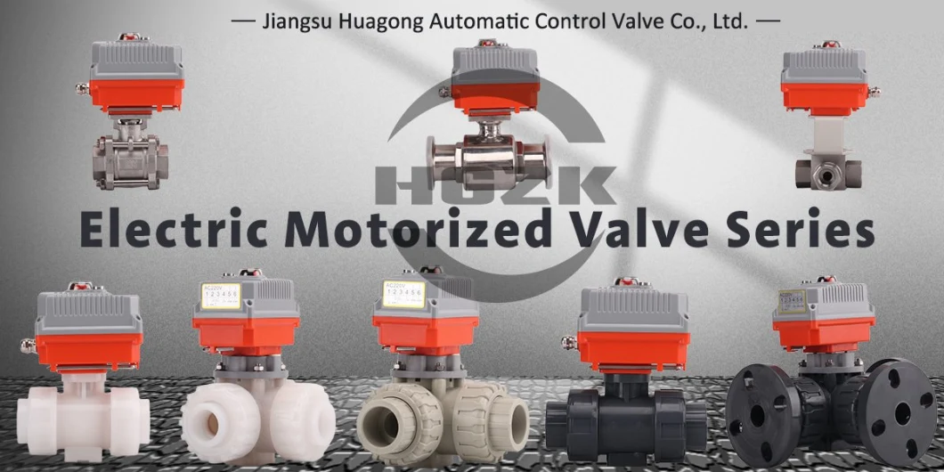 DN100 ANSI Micro Motorized Thread Three Piece Ratio Control Ball Valve AC220V Stainless Steel Micro Electric Thread Ball Valve