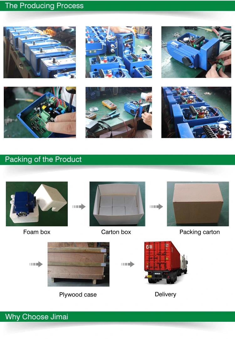 Quarter-Turn 4-20mA/0-10V Modulating Type Electric Actuator