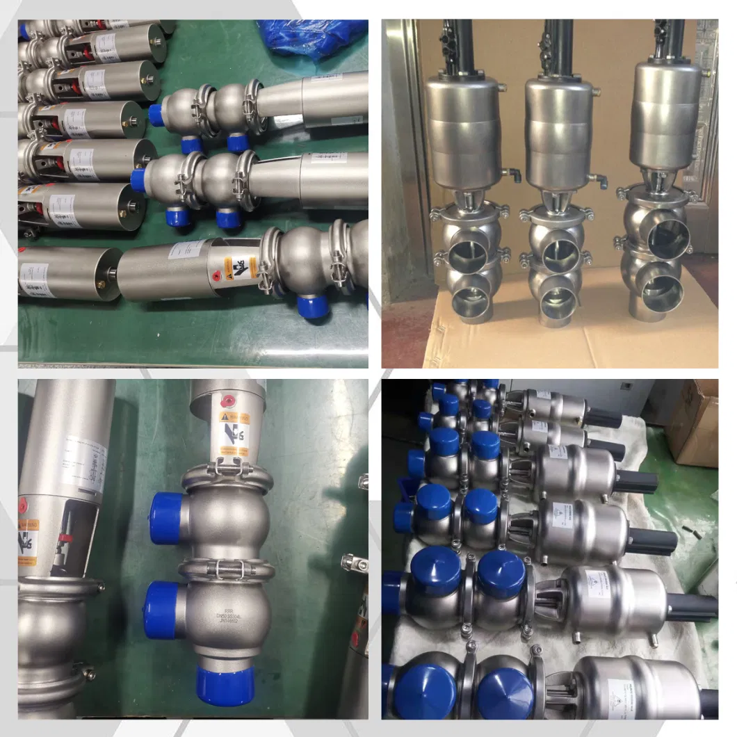 Stainless Steel Sanitary Pressure Control Pneumatic Flow Control Valve