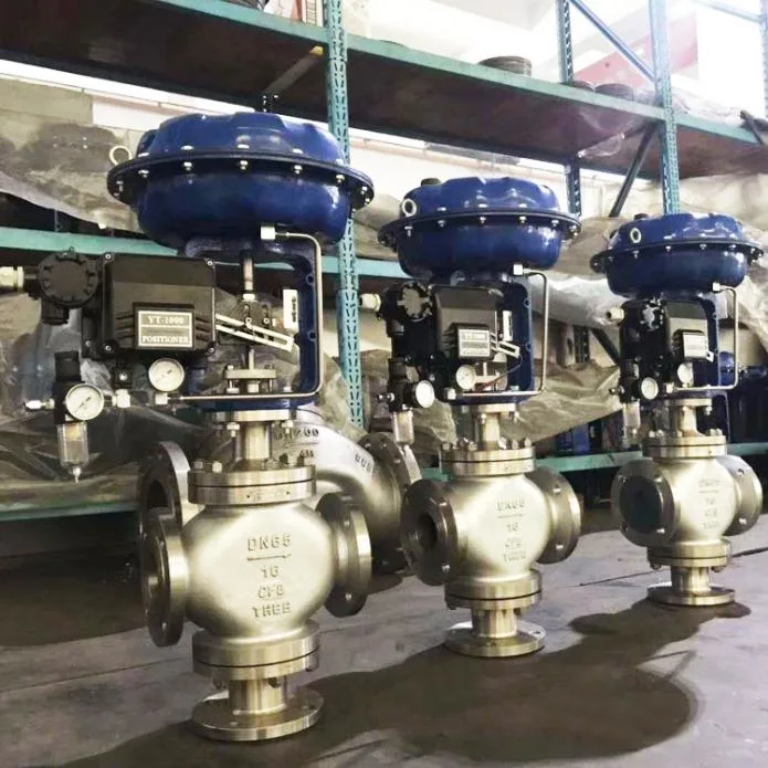 Pneumatic 3/Three-Way Diverting Type Flow Regulating Valve/Pressure Control Valve