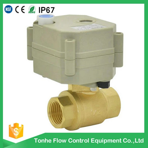 Electric Ball Valve 12V DN15 Electric Motorized Control Ball Valve Motorised Valve Actuator