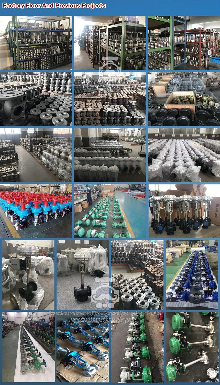 DN32 Pneumatic Control Valve 3-Way Pneumatic Diaphragm Control Valve Regulating Valve for Steam and Hot Oil Cast Steel or Ss Class150 Pn16 JIS10K