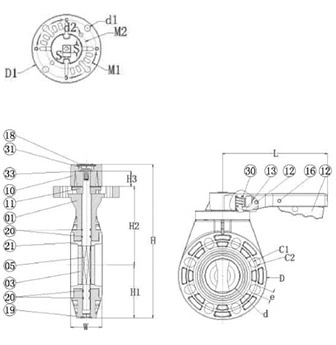 2 Way Full Port12V 24V DC Motor Operated CPVC Plastic True Union Ball Valve