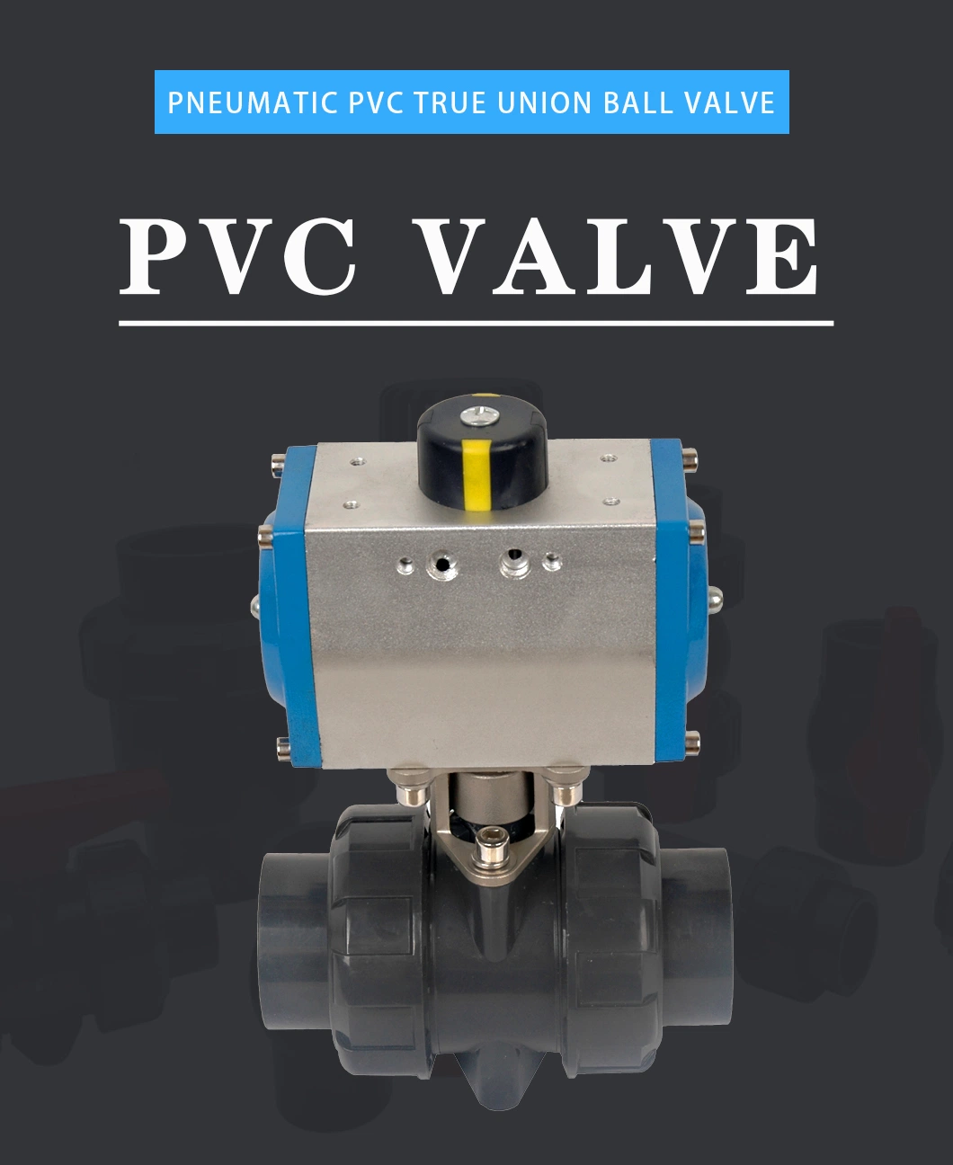 China Manufacturer Agriculture Irrigation Drainage Electric Motorized PVC Ball Valve IP67 2 Wayglue Connection for Water Supply