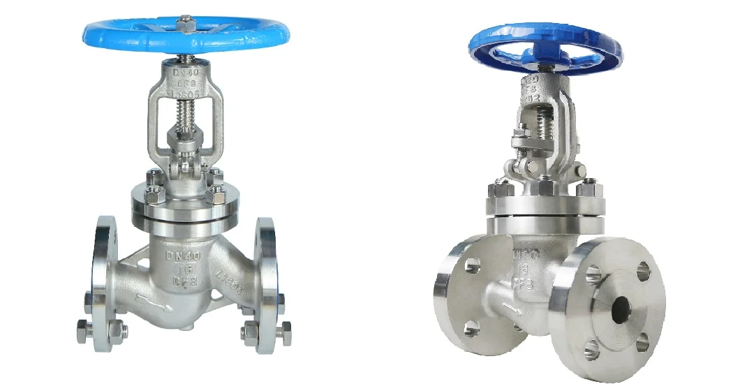 Stainless Steel Pneumatic Worm Gear Control Valve API Standard 150lb Stainless Steel Manual Control Globe Valve Flange Connection Type