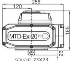 220V Motor Operated Ball Valve Butterfly Valve Actuator Valve Electric Proportional Rotary Control Actuator