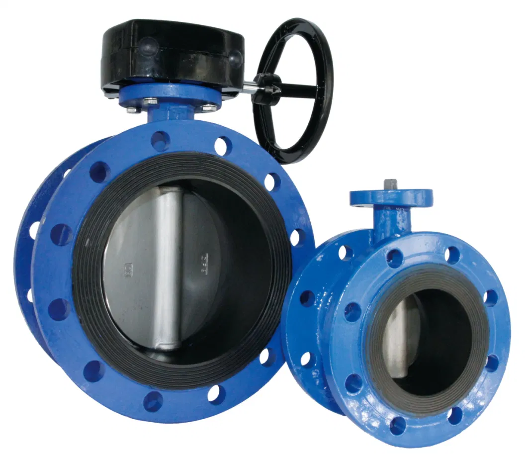 Soft Sealing Flange Butterfly Valve Electric Motorized Actuated