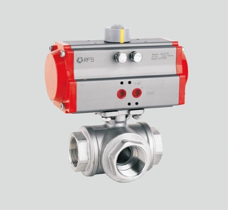 Air Torque Aluminum Pneumatic Ball Valve Butterfly Valve Parts Actuator