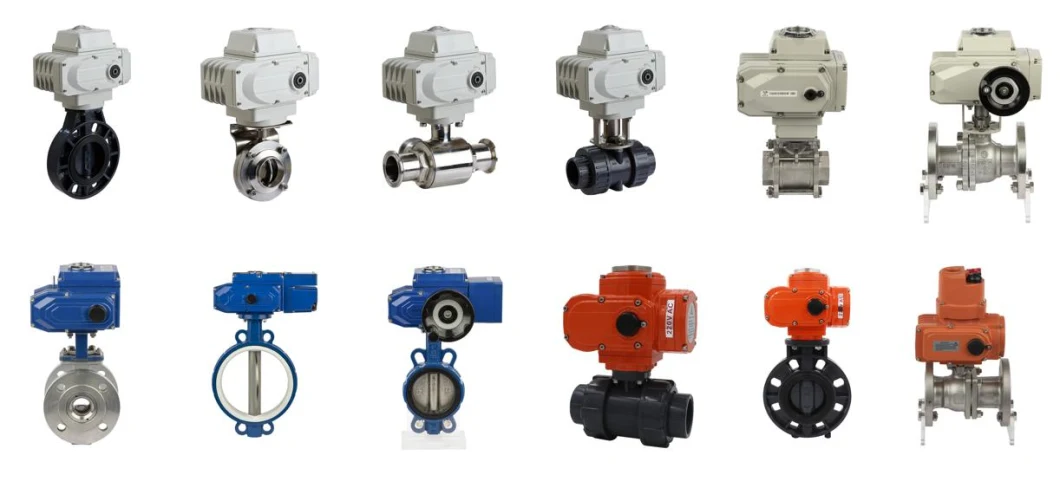 Butterfly Valve Red Motorized Damper Valve with Cheap Price Electric Actuator