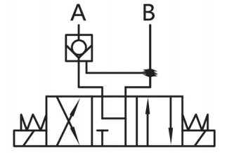 Hydraulic Control Valve Flow Control Derictional 2 Way Valve Electric for Excavators