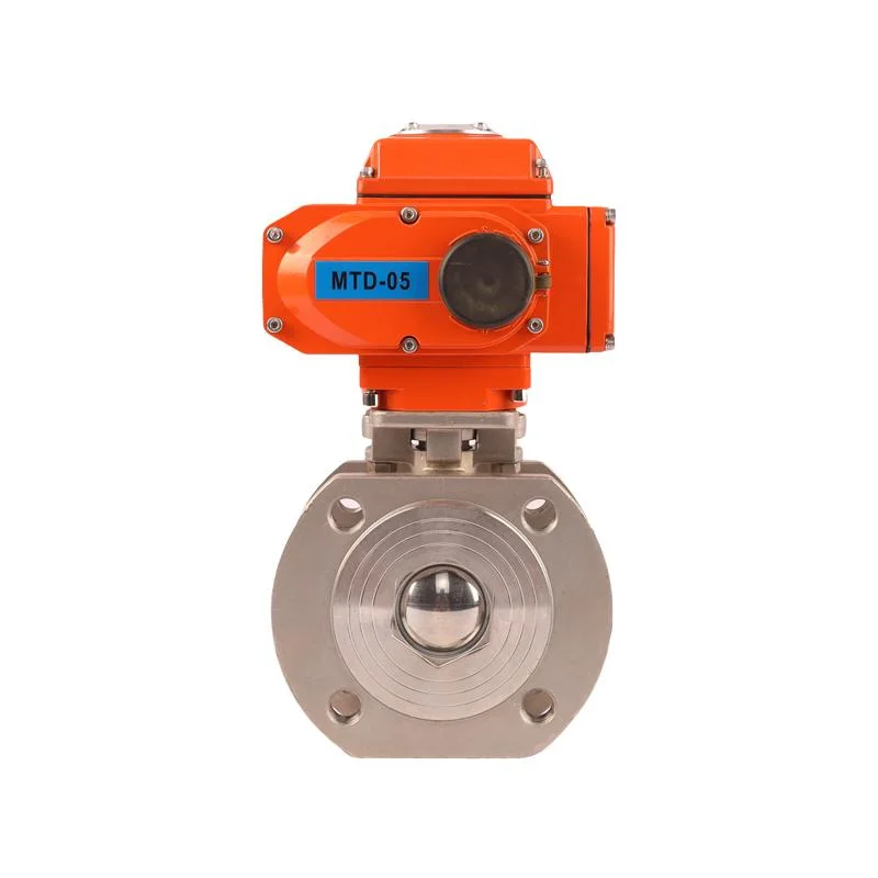 Motorized Water Valves Stainless Steel 304/316/316L 4 20 Ma Wafer Electric Actuated Italy Thin Ball Valve