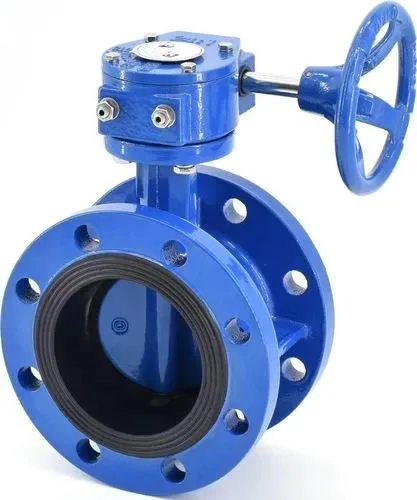 Electric Motorized Actuator Water Control Flange Type Butterfly Valve