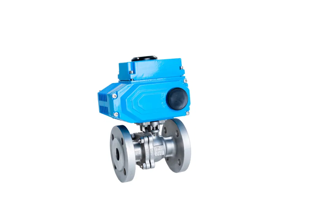 Flange Water Flow Control Float Electric Motorized Actuator Ball Valve