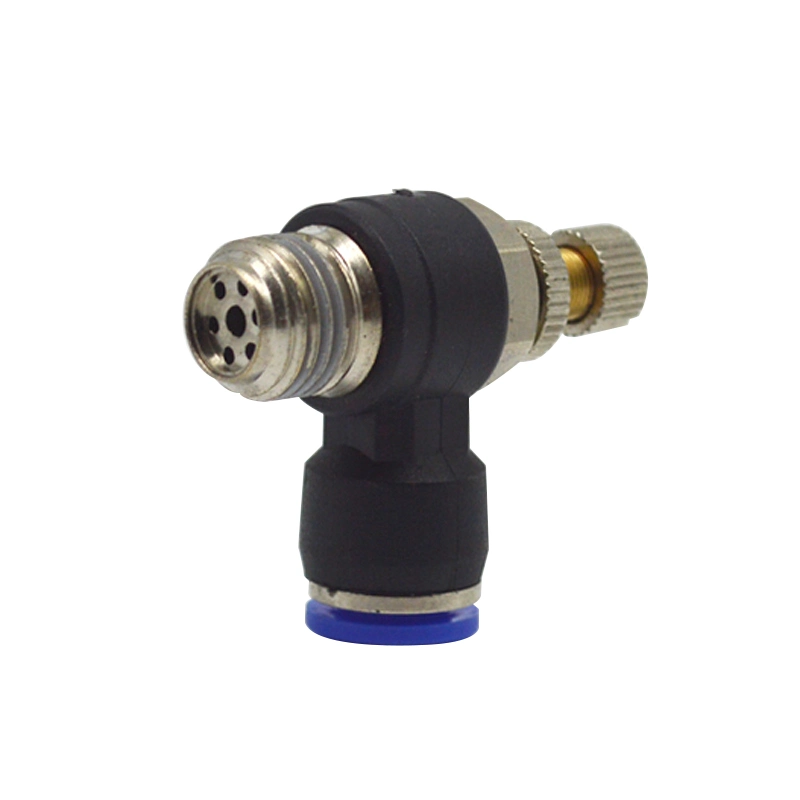 One Way Pneumatic Throttle Speed Control Valves SL (SC) Plastic One Touch Quick Flow SL Flow Control Fitting Pneumatic