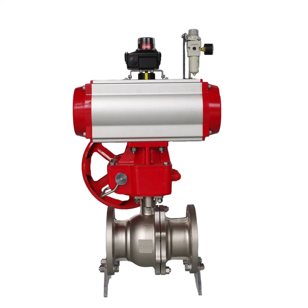 Diaphragm Operated Pneumatic O-Type Ball Valve Steam Globe Control Valve