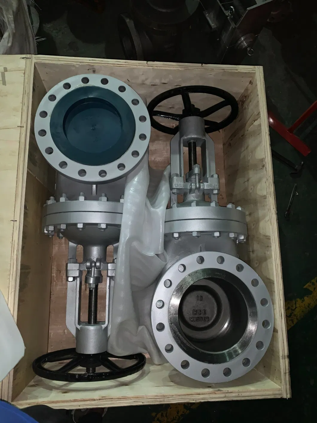 Large Cast Iron Wcb Ggg50 Pneumatic Electrical Motor Operated Double Rubber Sealing Pn10 Cl150 Eccentric Butterfly Valve with Flange End