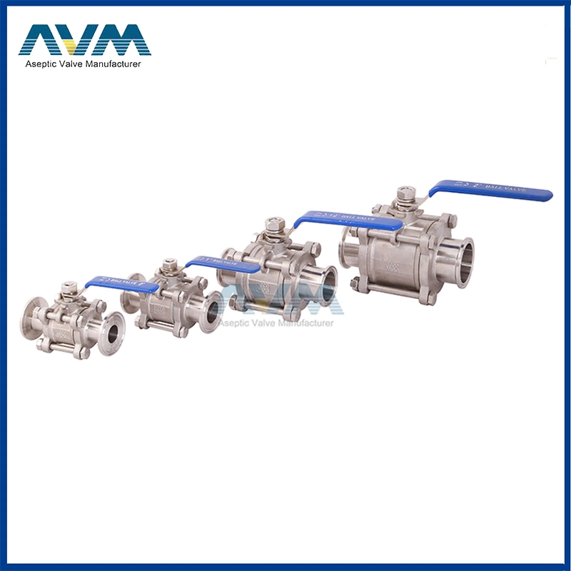 SS304/316L Sanitary Stainless Steel Electric Motor Operated Actuator Control Ball Valve