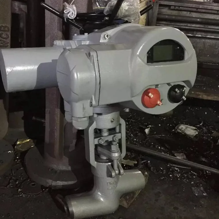 Electric Actuated Butt Welded Power Station Globe Valve