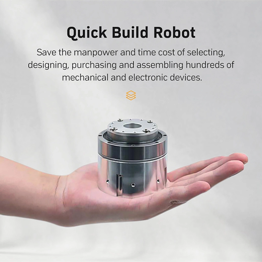 Desktop Robot Hollow Module Harmonic Gearbox Integrate Robot Joint Actuator