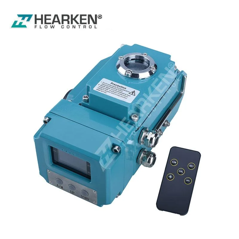 Proporcional Intelligent Modulating Quarter Turn Electric Actuator Company 4-20mA with Controller
