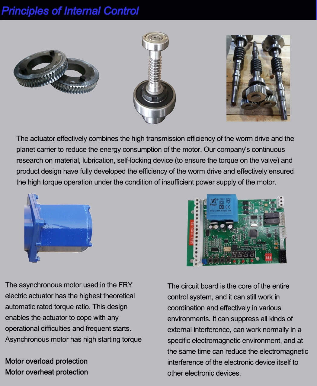 a+RS100f30h B+RS160f40h 90 Degree Quarter Turn on off Modulating Electric Actuator