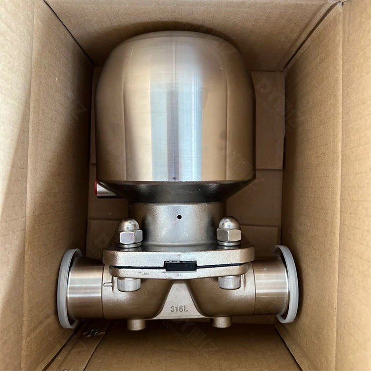 DN20 China Stainless Steel SS316L Actuator Pneumatic Diaphragm Valves