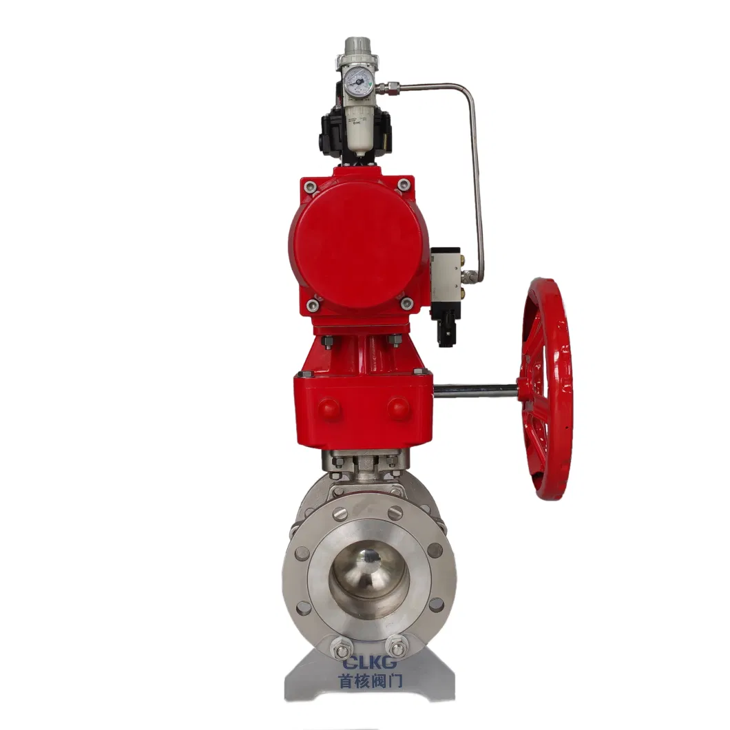 Diaphragm Operated Pneumatic O-Type Ball Valve Steam Globe Control Valve