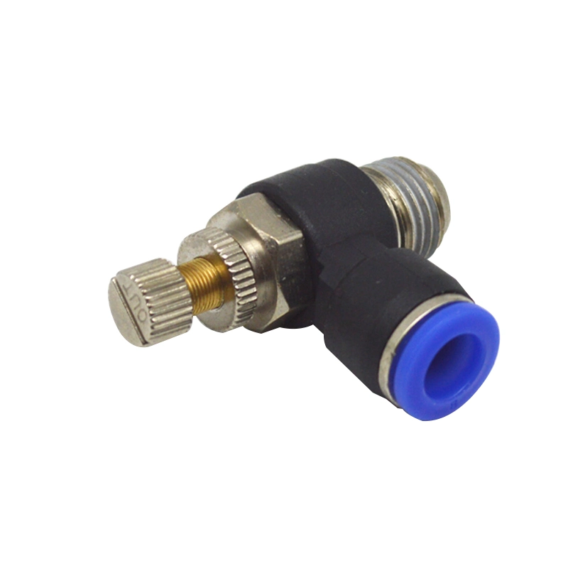 One Way Pneumatic Throttle Speed Control Valves SL (SC) Plastic One Touch Quick Flow SL Flow Control Fitting Pneumatic