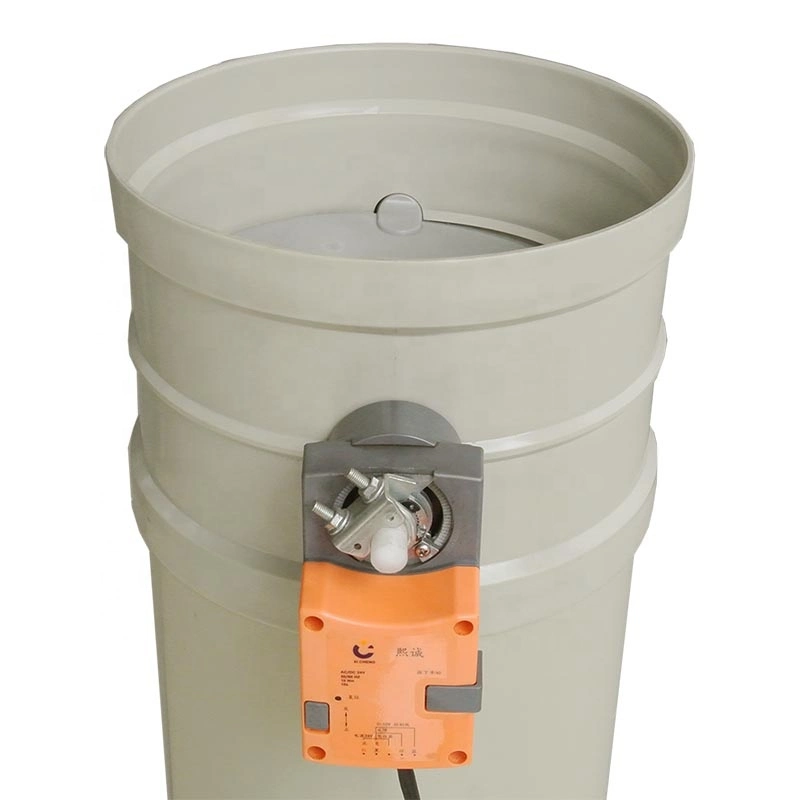 PP/PVC Plastic Electric Airflow Control Valve with Actuator
