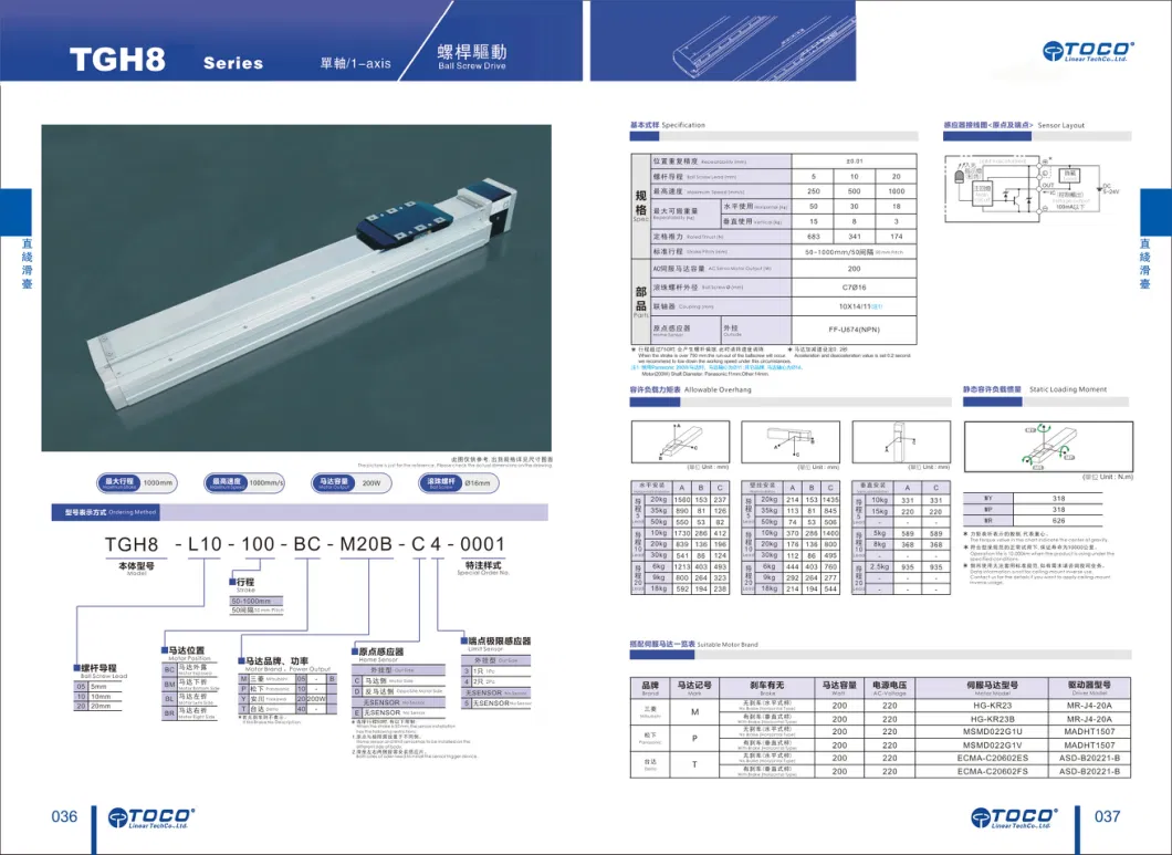 Linear Guide Slide Table Ball Screw Motion Rail CNC Linear Guide Stage Actuator Motorized