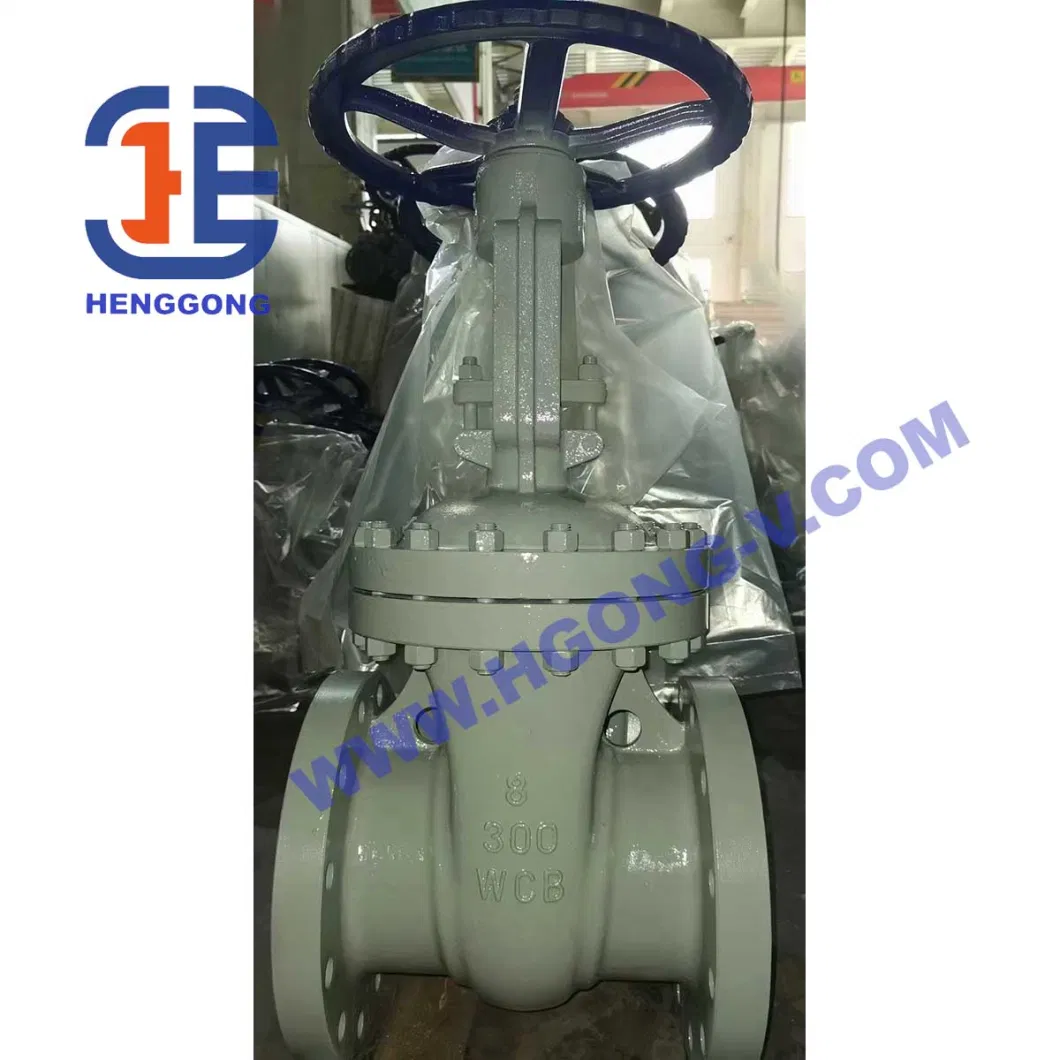 API/GOST Cast Steel Industrial Gas Line Rise Steel 300lb Flange Gate Valve with Electric Actuator for Water Control
