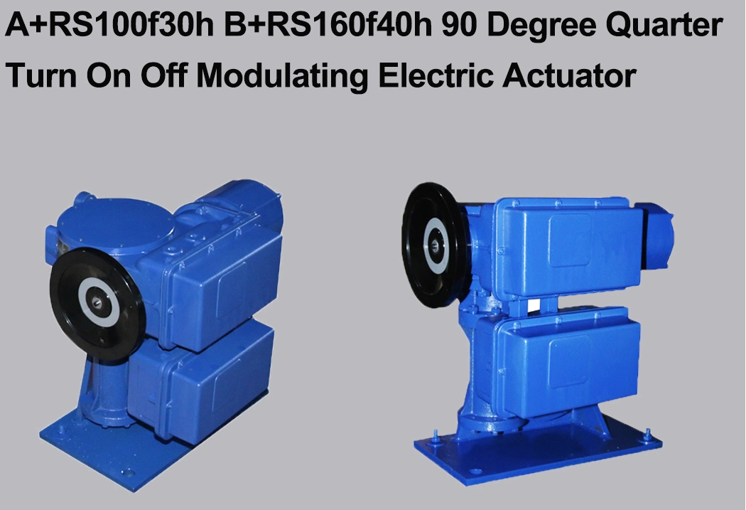 a+RS100f30h B+RS160f40h 90 Degree Quarter Turn on off Modulating Electric Actuator