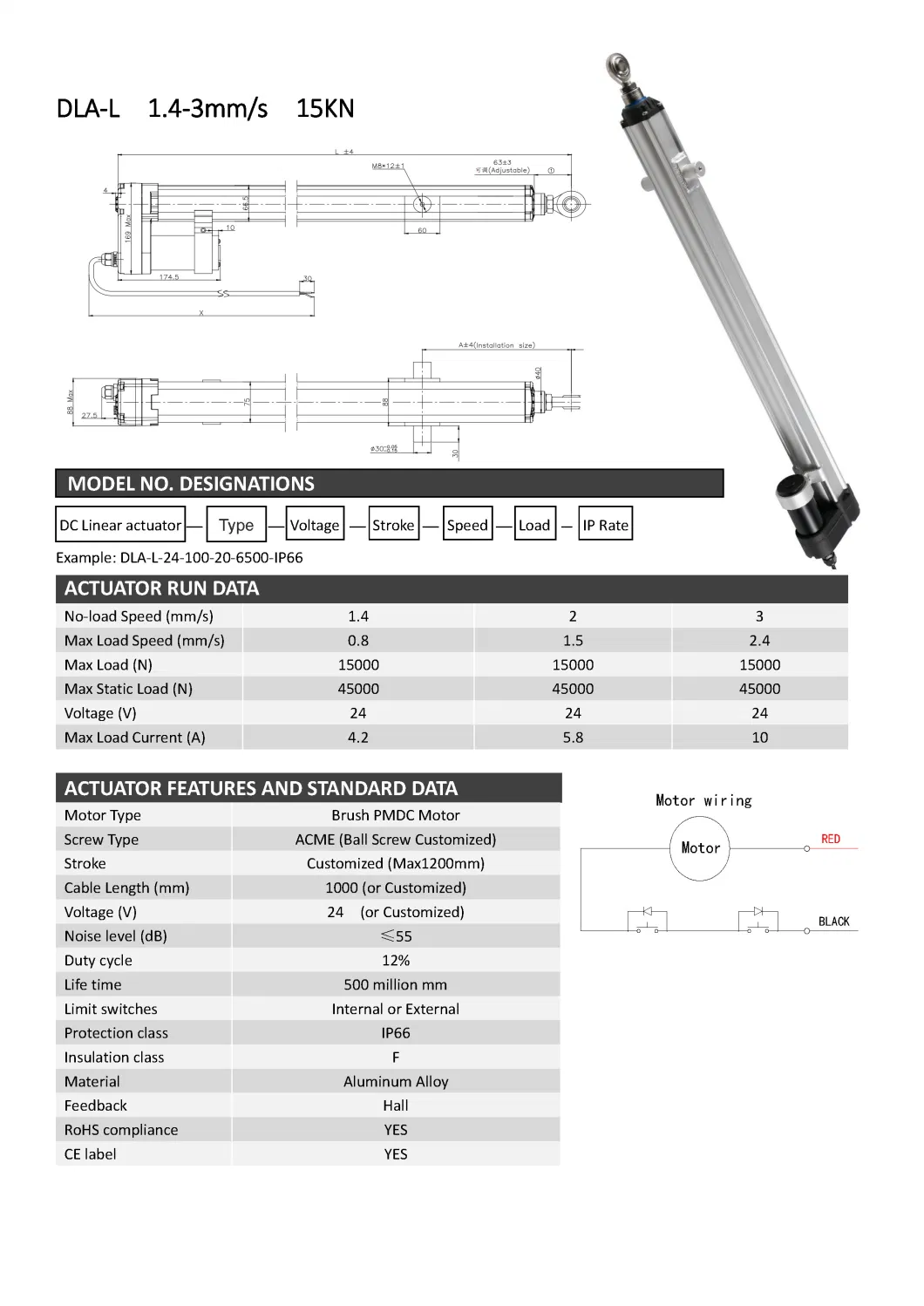 Linear Modulating Actuator for Valves