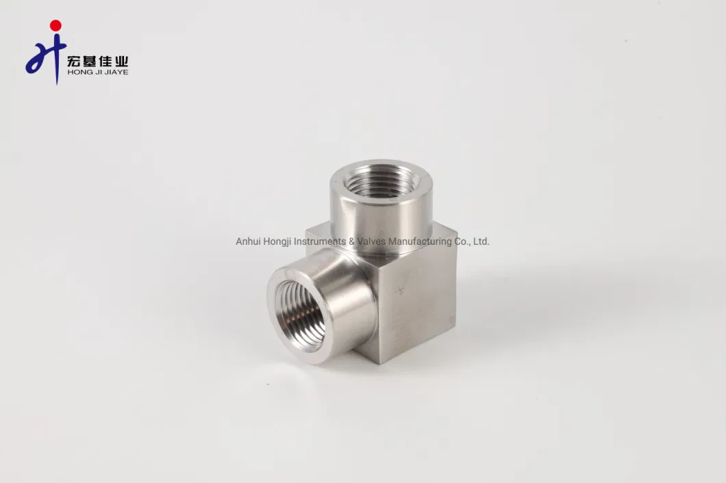 Elbow Air Flow Control Stainless Steel Elbow Type Tube Fittings Pneumatic Throttle Valve
