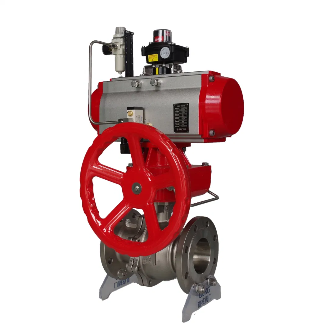 Diaphragm Operated Pneumatic O-Type Ball Valve Steam Globe Control Valve