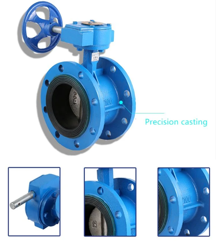 Motorized 220V 380V Cast Iron Butterfly Valve