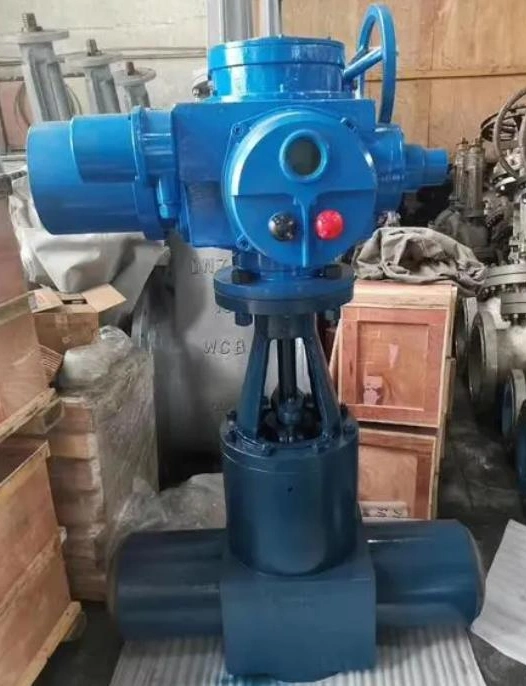 Electric Actuated Forged Steel Square Body Single Seat Globe Control Valve