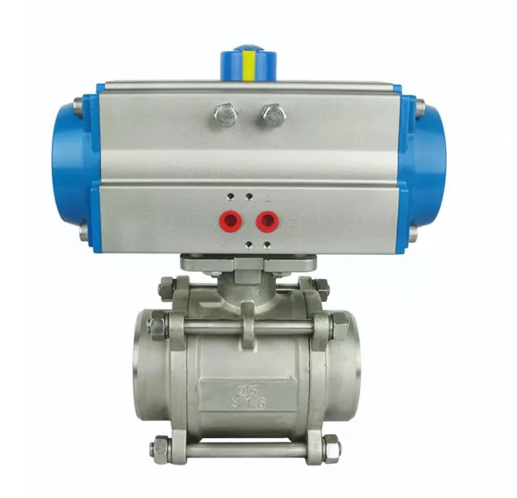 Electric or Aluminum Alloy Double Acting Pneumatic Actuator for Ball Valve or Butterfly Valve