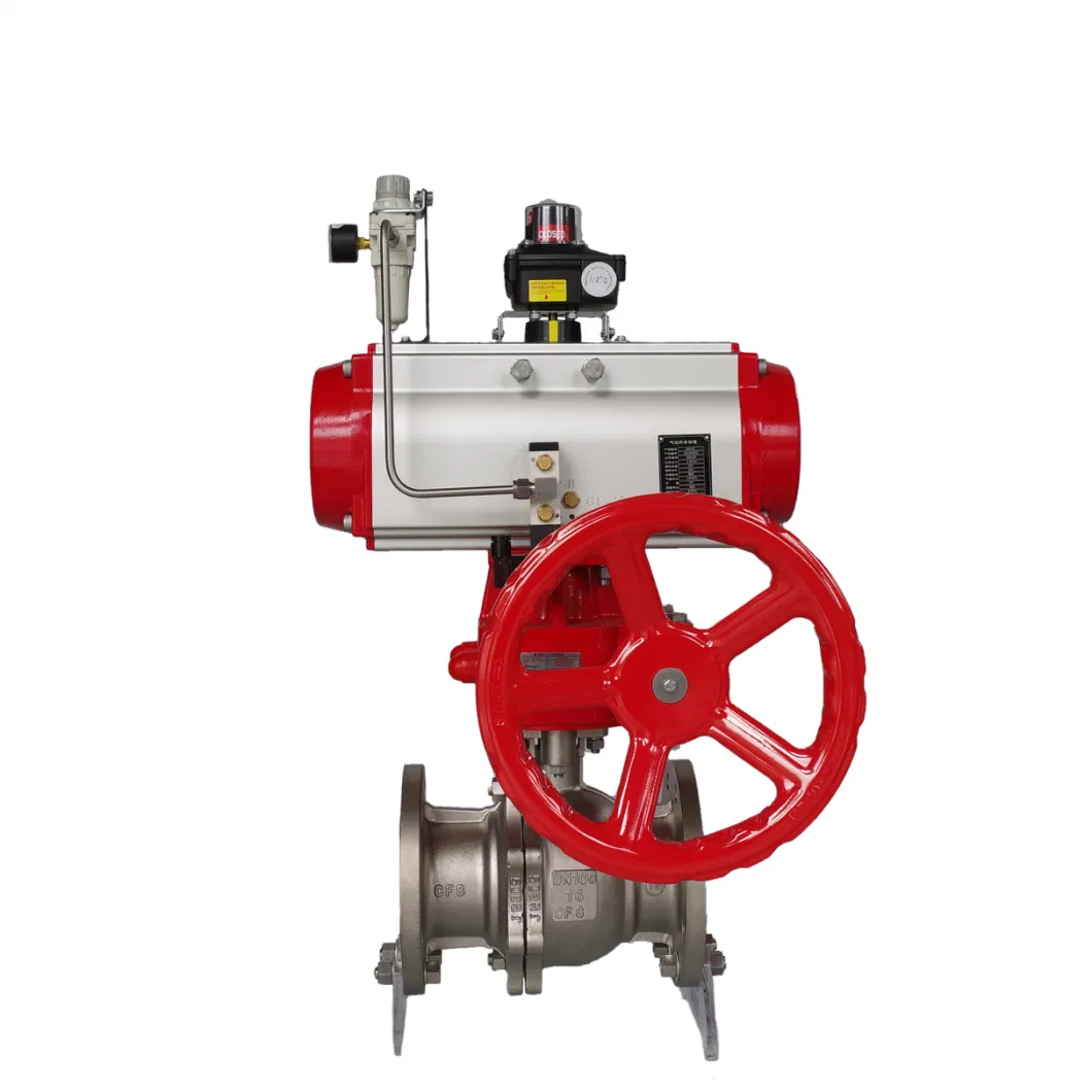 Diaphragm Operated Pneumatic O-Type Ball Valve Steam Globe Control Valve