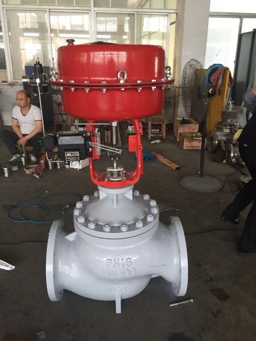 Low Temperature Pneumatic Globe Control Valve / with Extended Stem