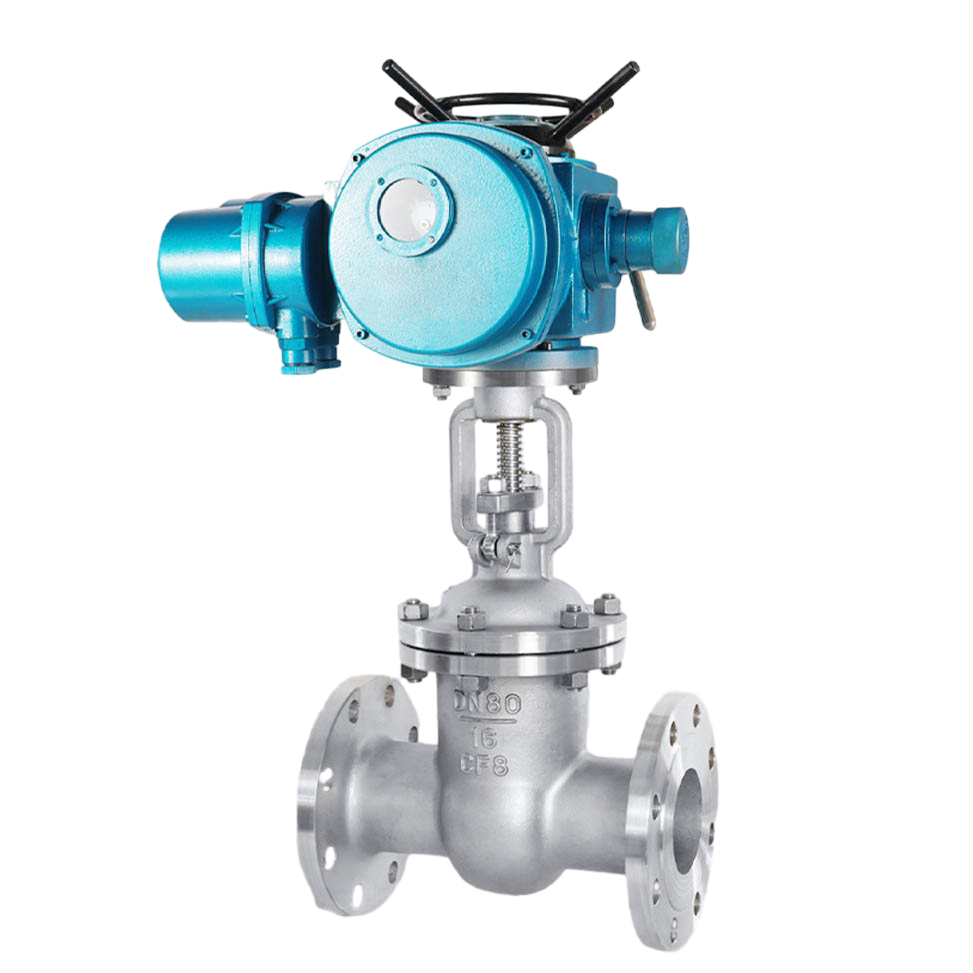 DN600 Class 300 Wcb Electric Actuated Hard Seal Wedge Gate Valve Stainless Steel High-Temperature and High-Pressure Explosion-Proof Electric Gate Valve