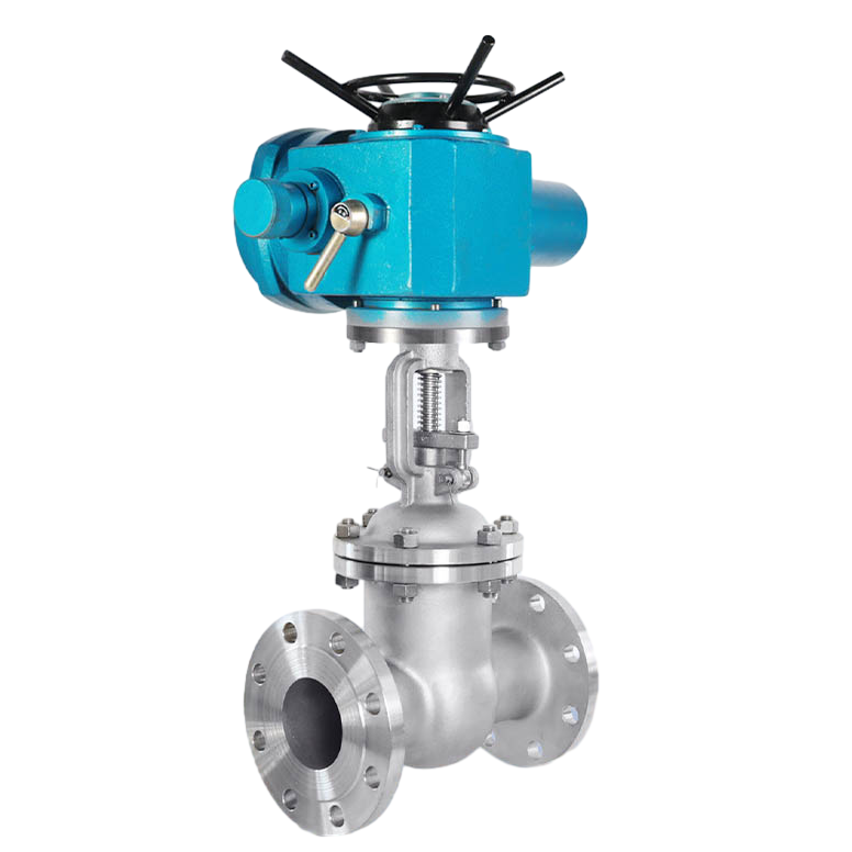 DN600 Class 300 Wcb Electric Actuated Hard Seal Wedge Gate Valve Stainless Steel High-Temperature and High-Pressure Explosion-Proof Electric Gate Valve