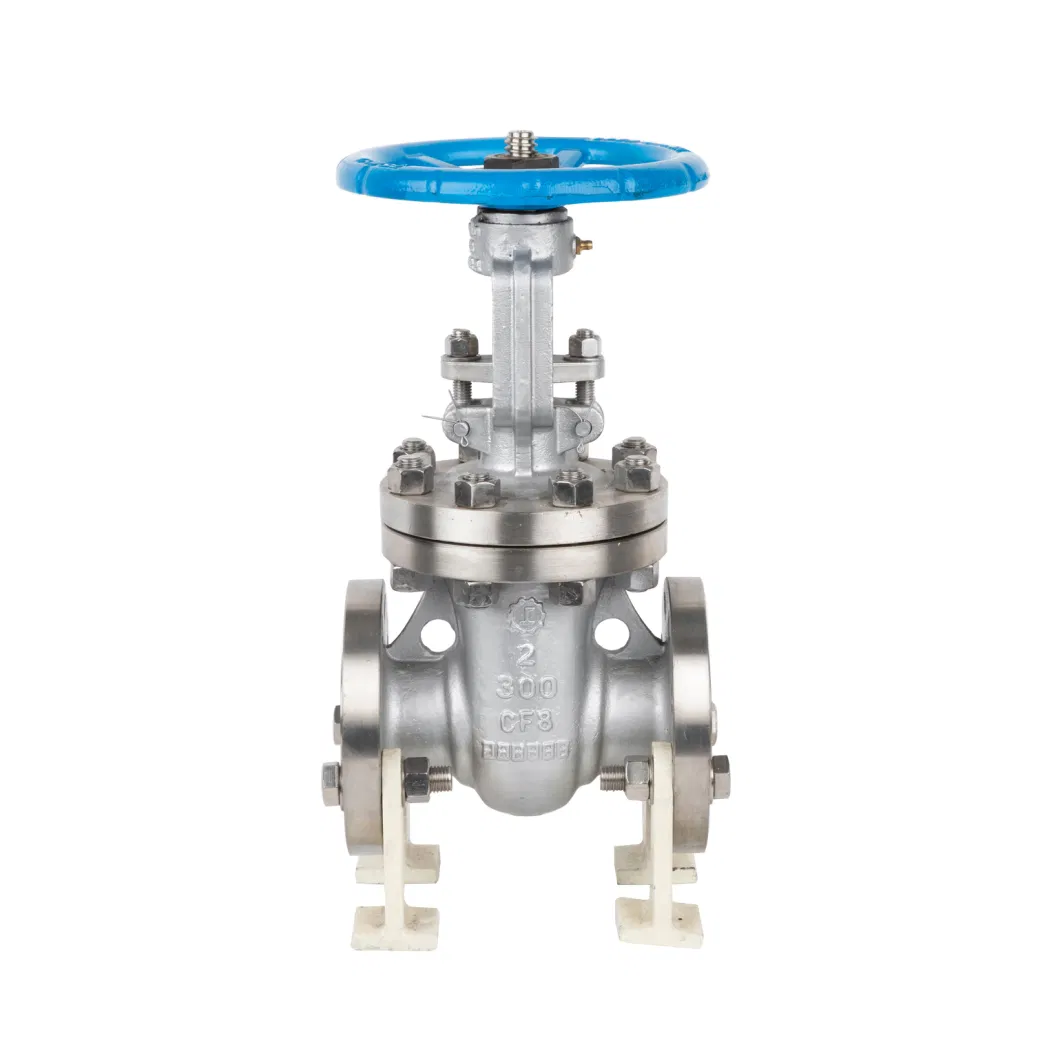 High Temperature Stainless Steel Pneumatic Actuated Sanitary Forged Flanged Gate Valve