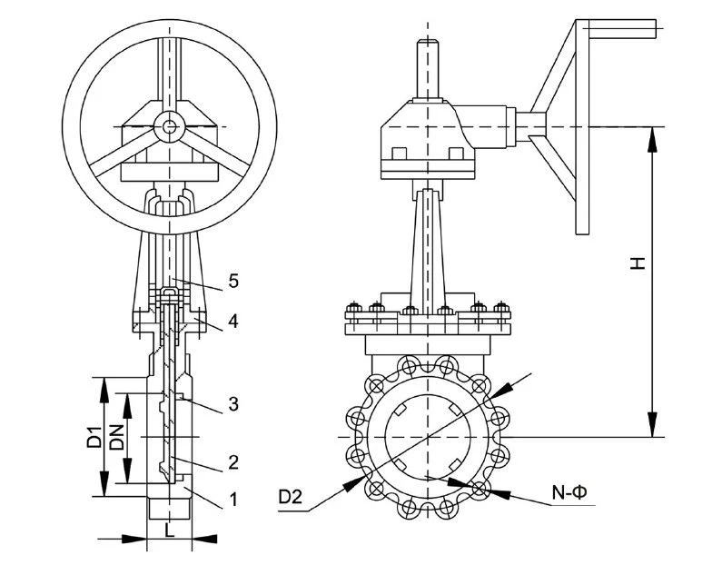 Stainless Steel Electric Actuated Knife Gate Valve Price